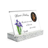 Plaque funéraire plaque-funeraire-iris 7 Plaquedeces.fr